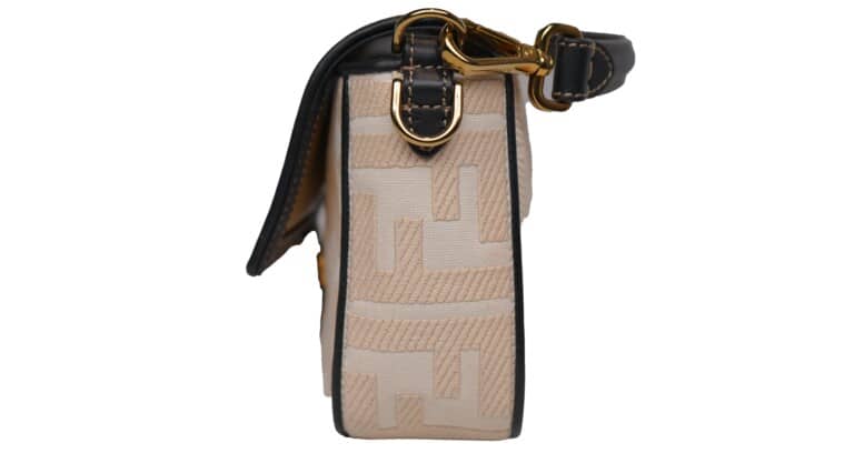 Fendi Canvas Baguette FF Embroidery - Image 4