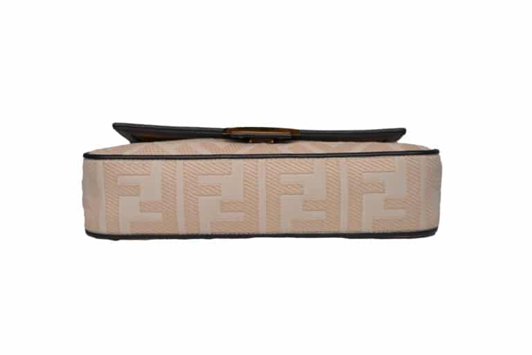 Fendi Canvas Baguette FF Embroidery - Image 5
