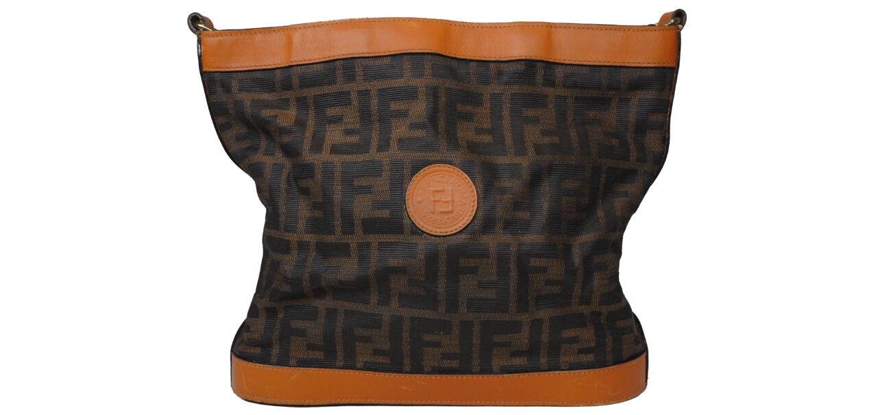 Fendi Zucca Canvas Bucket