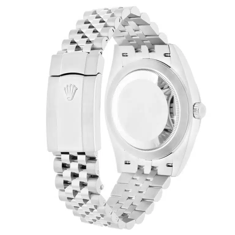 Rolex Datejust 126234-0045 Domed Bezel Wimbledon Roman Dial Stainless Steel Jubilee Watch – image 8