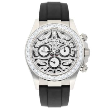Rolex Daytona 116589TBR 40mm ‘Eye of the Tiger’ Oysterflex Strap White Gold Watch