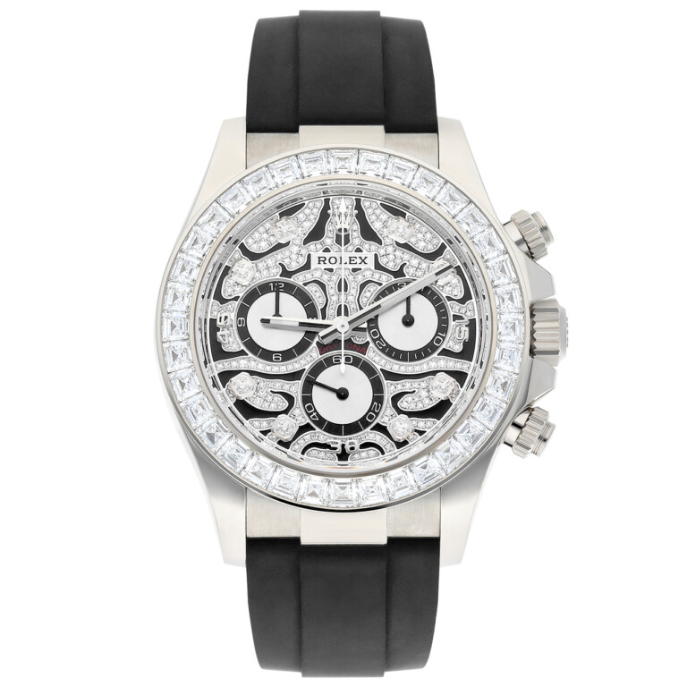 Rolex Daytona 116589TBR 40mm ‘Eye of the Tiger’ Oysterflex Strap White Gold Watch