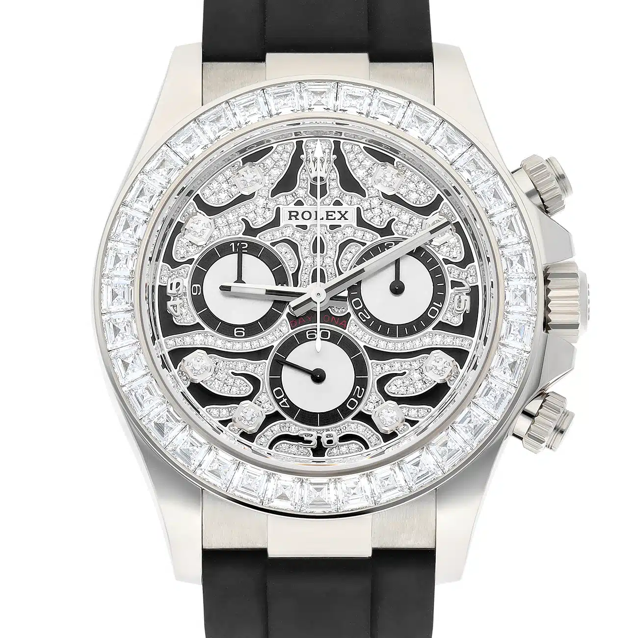 Rolex Daytona 116589TBR 40mm 'Eye of the Tiger' Oysterflex Strap White Gold Watch – image 2
