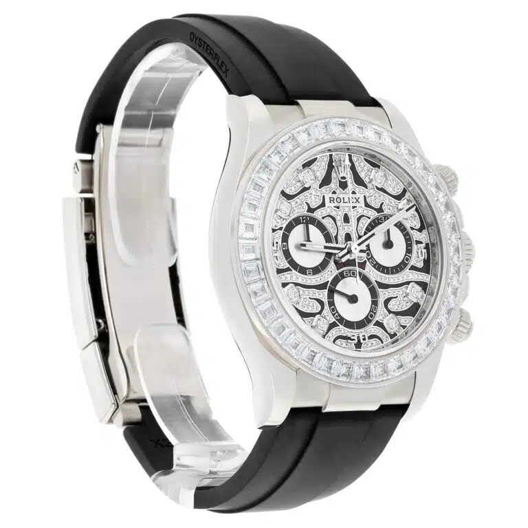Rolex Daytona 116589TBR 40mm 'Eye of the Tiger' Oysterflex Strap White Gold Watch – image 3