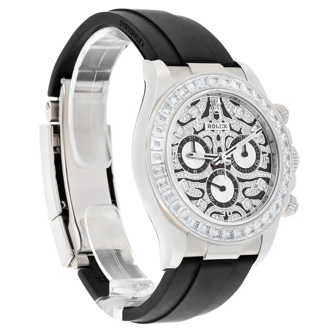 Rolex Daytona 116589TBR 40mm 'Eye of the Tiger' Oysterflex Strap White Gold Watch – image 3