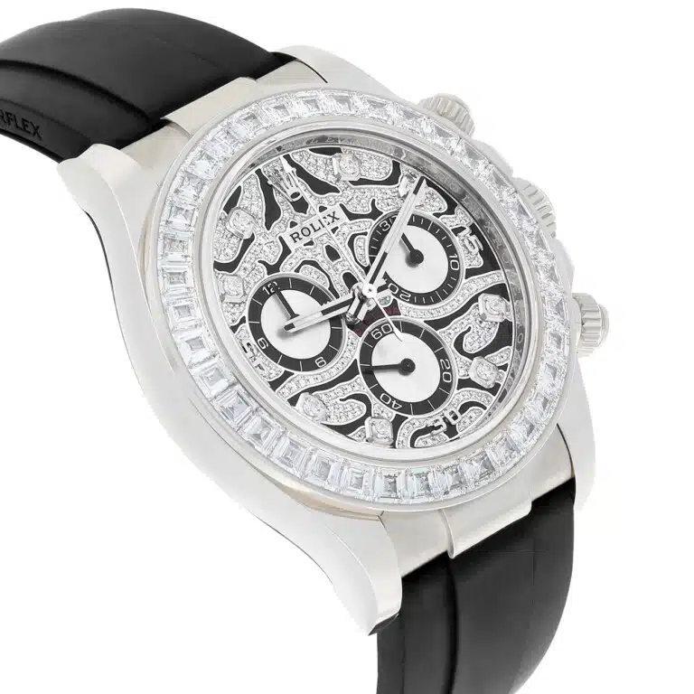 Rolex Daytona 116589TBR 40mm 'Eye of the Tiger' Oysterflex Strap White Gold Watch – image 4