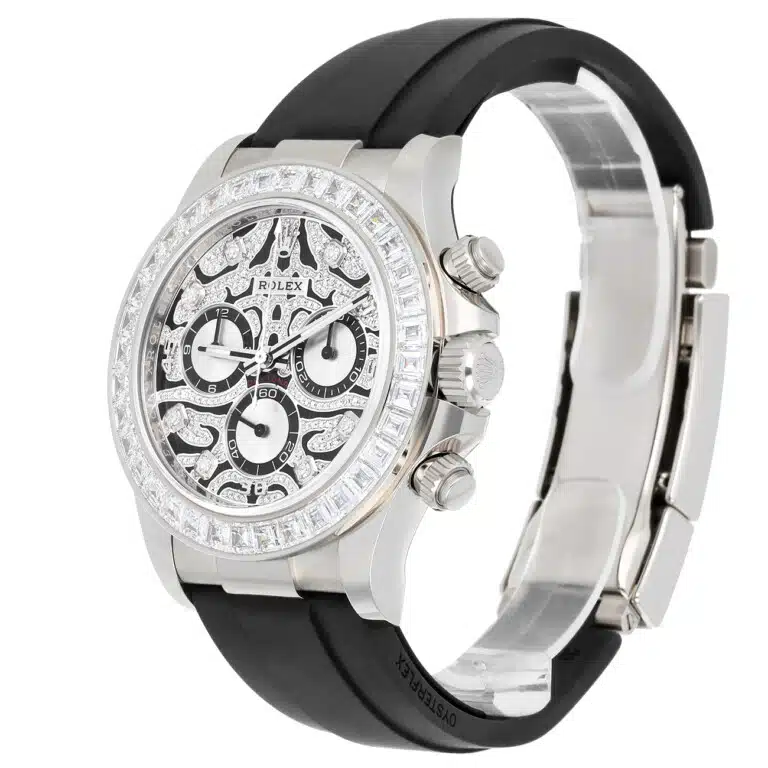 Rolex Daytona 116589TBR 40mm 'Eye of the Tiger' Oysterflex Strap White Gold Watch – image 5