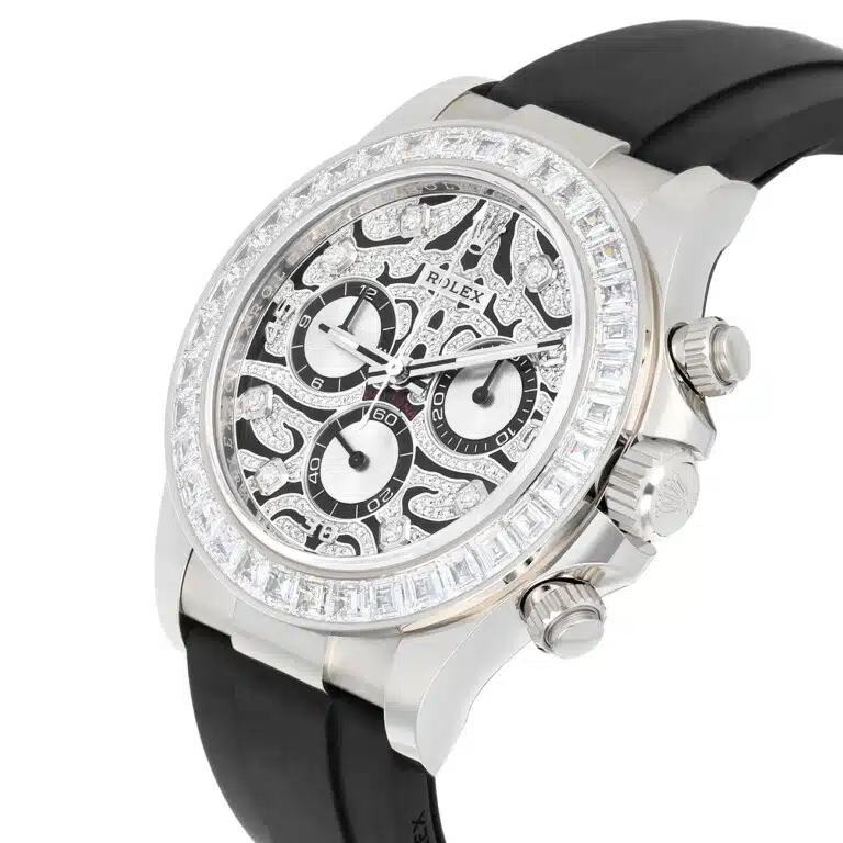 Rolex Daytona 116589TBR 40mm 'Eye of the Tiger' Oysterflex Strap White Gold Watch – image 6