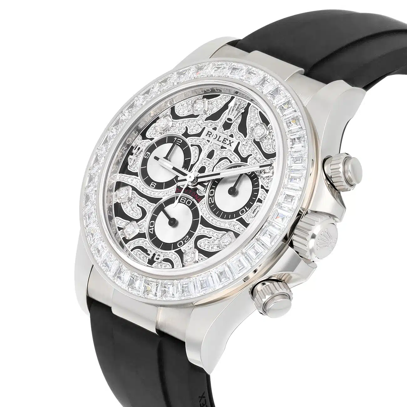 Rolex Daytona 116589TBR 40mm 'Eye of the Tiger' Oysterflex Strap White Gold Watch – image 6
