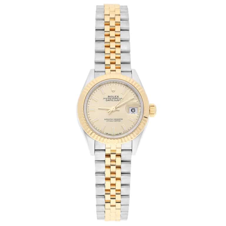 Rolex Lady-Datejust 279173-0001 28 MM  Champagne Dial Jubilee Bracelet Two Tone Watch – alternate view