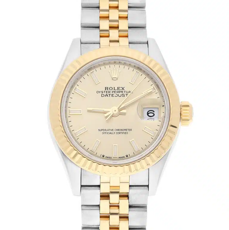 Rolex Lady-Datejust 279173-0001 28 MM  Champagne Dial Jubilee Bracelet Two Tone Watch – image 3