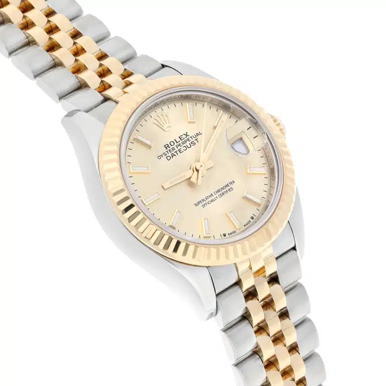Rolex Lady-Datejust 279173-0001 28 MM  Champagne Dial Jubilee Bracelet Two Tone Watch – image 5