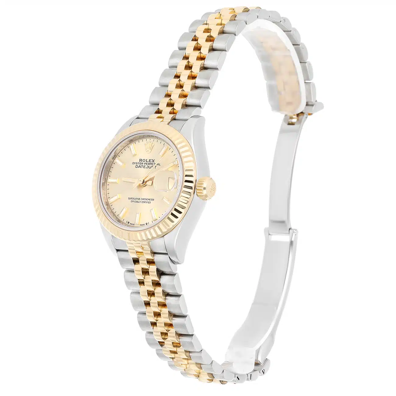 Rolex Lady-Datejust 279173-0001 28 MM  Champagne Dial Jubilee Bracelet Two Tone Watch – image 6