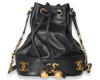 Chanel - CC Drawstring Bucket Bag