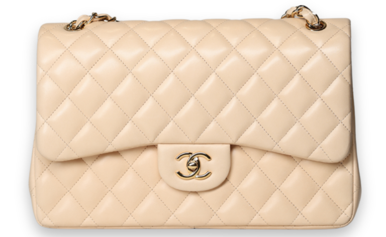 Chanel - Jumbo Double Flap Beige w/Gold Hardware