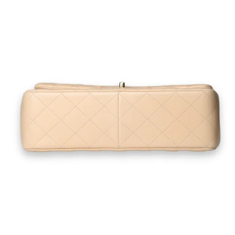 Chanel - Jumbo Double Flap Beige w/Gold Hardware – image 4