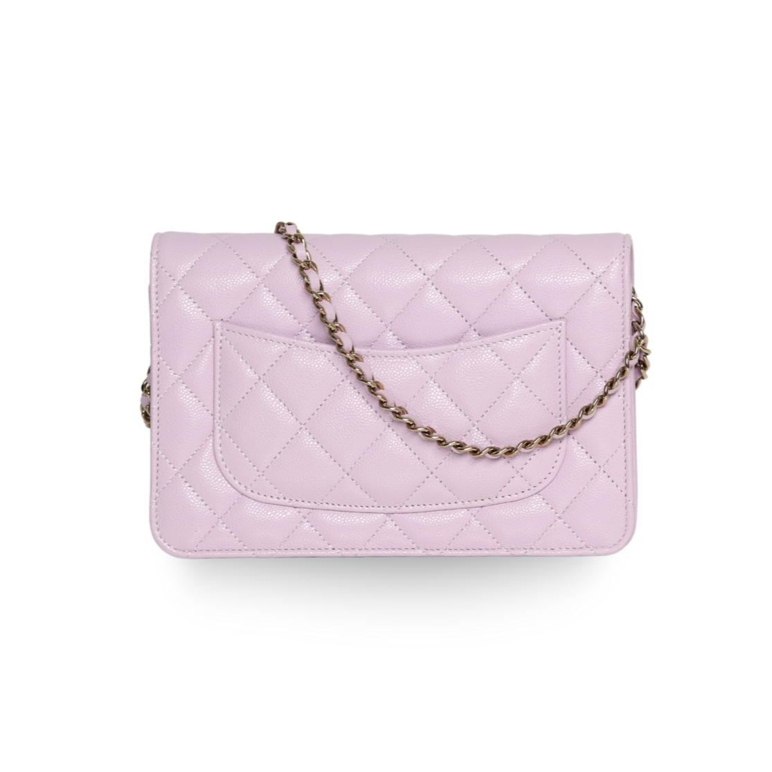 Chanel - Classic Quilted Caviar WOC Light Pink (Pre-Owned)