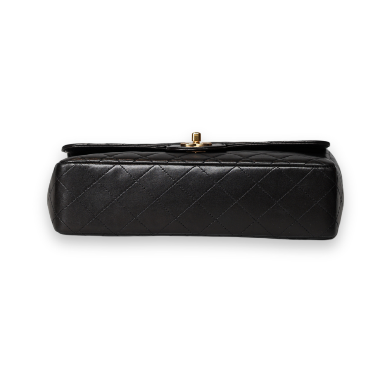 Chanel Vintage Twin Top Handbag in Lambskin