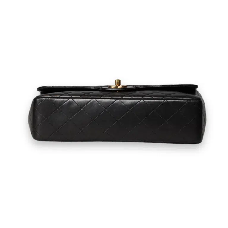 Chanel Vintage Twin Top Handbag in Lambskin – image 4