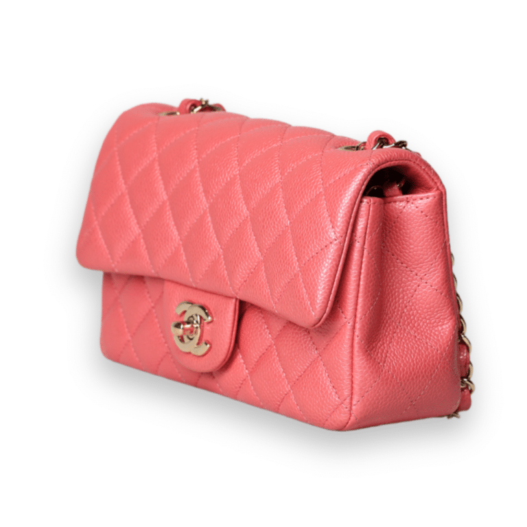 Chanel - Caviar Small Classic Flap Pink - Image 4