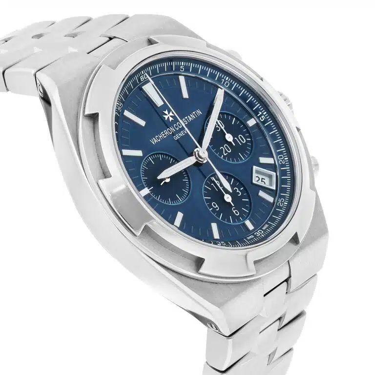Vacheron Constantin Overseas 5500V/110A-B148 Blue Chronograph Dial Fixed Bezel Stainless Steel Watch – image 4