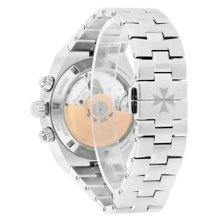 Vacheron Constantin Overseas 5500V/110A-B148 Blue Chronograph Dial Fixed Bezel Stainless Steel Watch – image 8