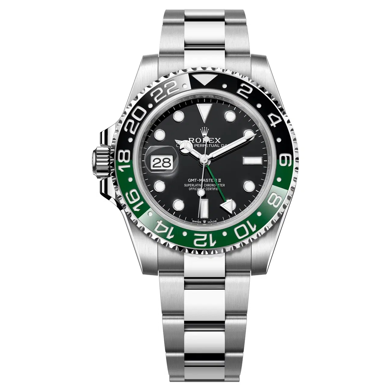 Rolex GMT-Master II 126720VTNR-0001 "Sprite" Black Dial 40 MM Oyster Bracelet