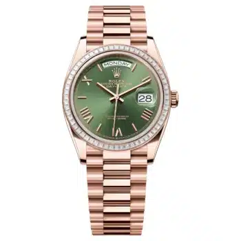 Rolex Day-Date 128395TBR-0033 Rose Gold Green Dial