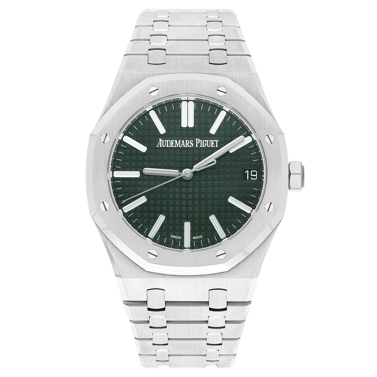 Audemars Piguet Royal Oak 15510ST.OO.1320ST.04 Green Dial "50th Anniversary"