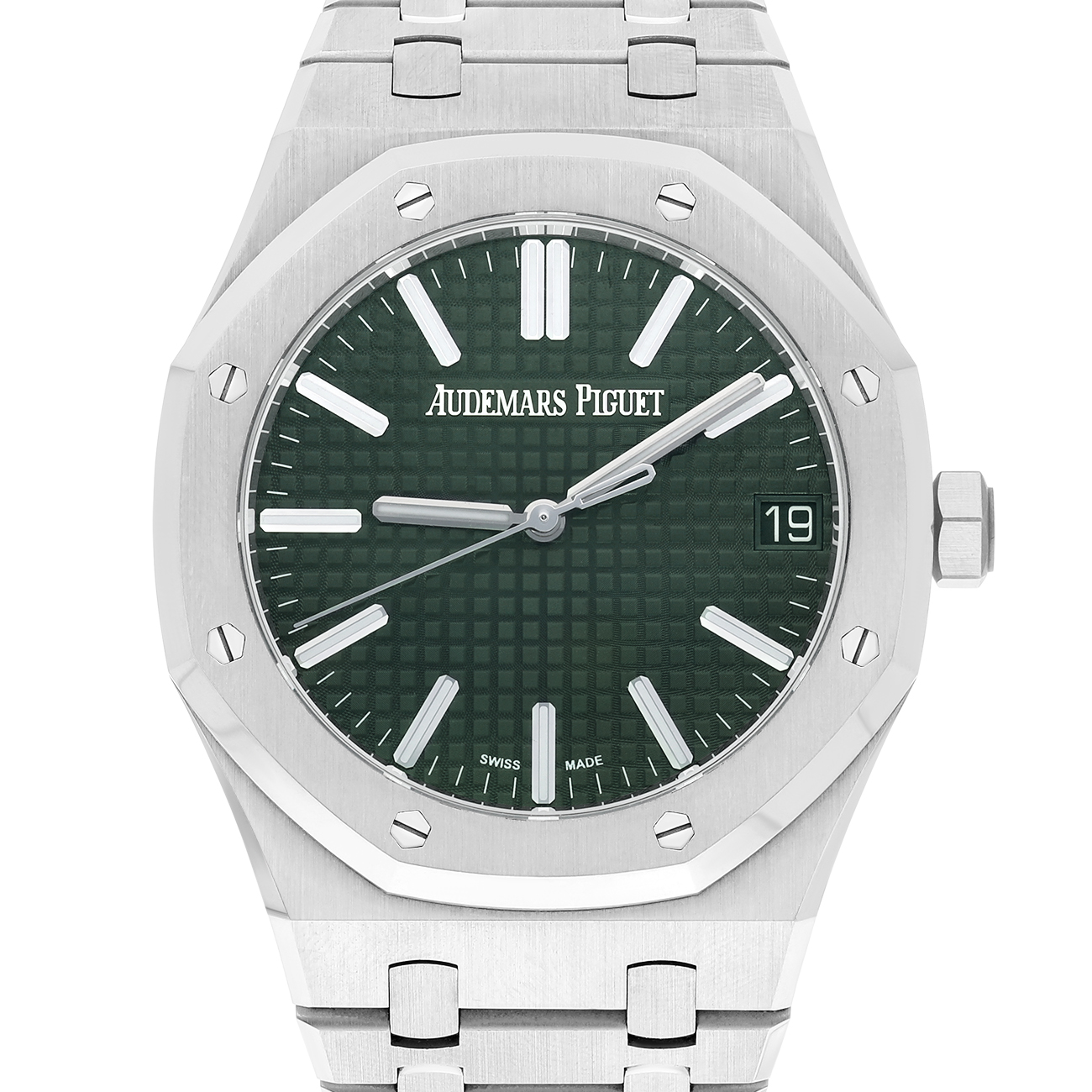 Audemars Piguet Royal Oak 15510ST.OO.1320ST.04 Green Dial "50th Anniversary"