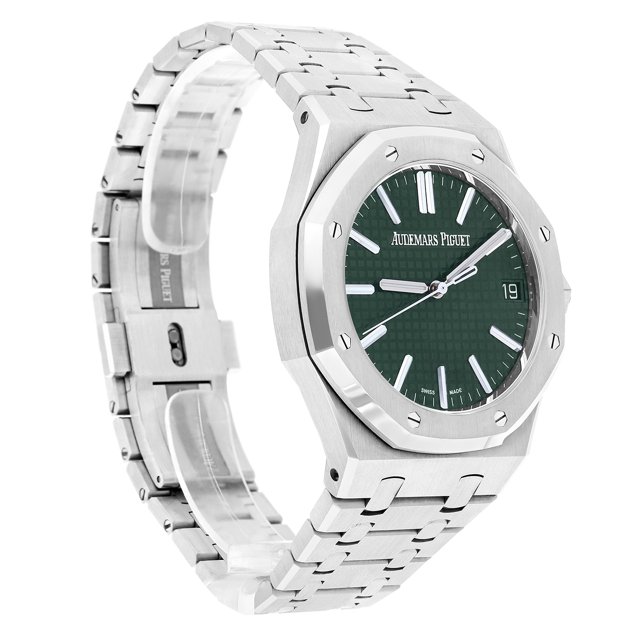 Audemars Piguet Royal Oak 15510ST.OO.1320ST.04 Green Dial "50th Anniversary"