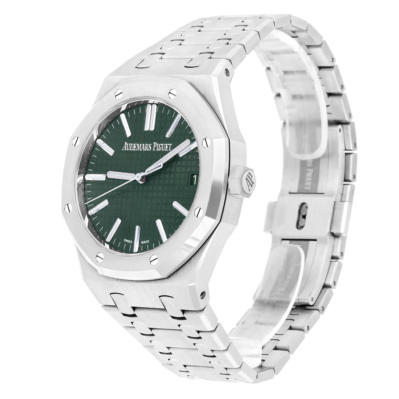 Audemars Piguet Royal Oak 15510ST.OO.1320ST.04 Green Dial "50th Anniversary"