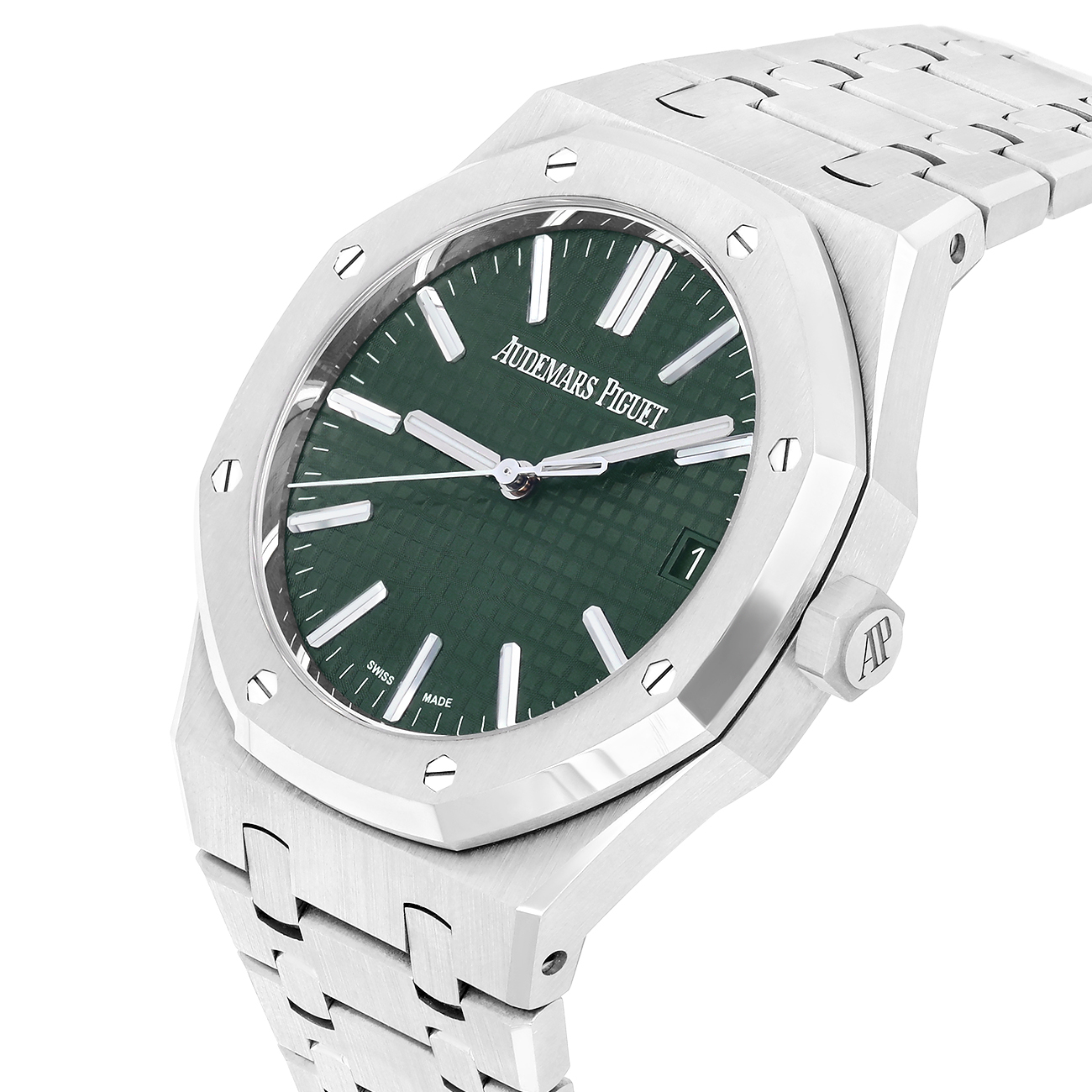 Audemars Piguet Royal Oak 15510ST.OO.1320ST.04 Green Dial "50th Anniversary"