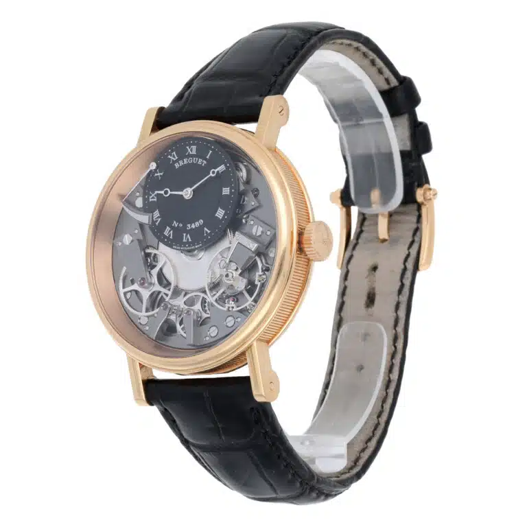 Breguet Tradition 7057BRG99W6 Grey Dial Black Leather Strap Rose Gold Watch 2019 – image 4