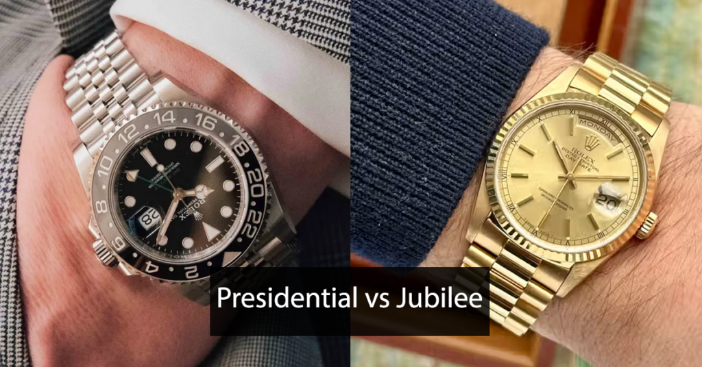 Rolex Jubilee vs presidential bracelet