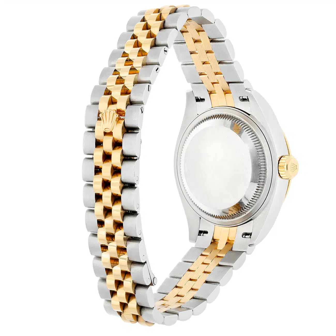 Rolex Datejust 28 279173 Fluted Bezel Silver Roman Dial Jubilee Bracelet Steel/Yellow Gold Lady Watch 2025 – image 9