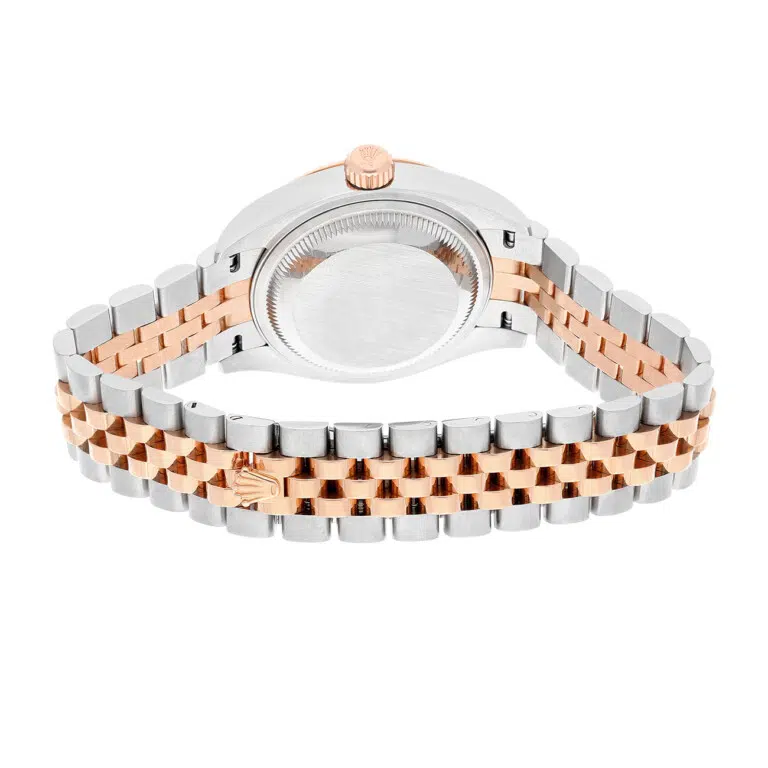 Rolex Lady-Datejust 279171-0021 28 MM White Roman Dial Jubilee Bracelet Stainless steel and Everose Gold Watch – image 8