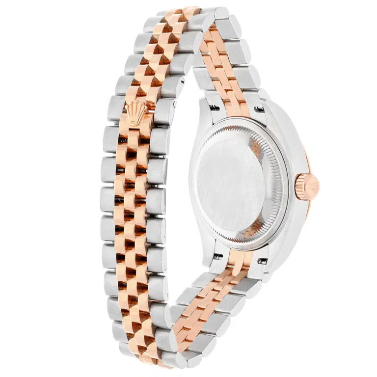 Rolex Lady-Datejust 279171-0021 28 MM White Roman Dial Jubilee Bracelet Stainless steel and Everose Gold Watch – image 9