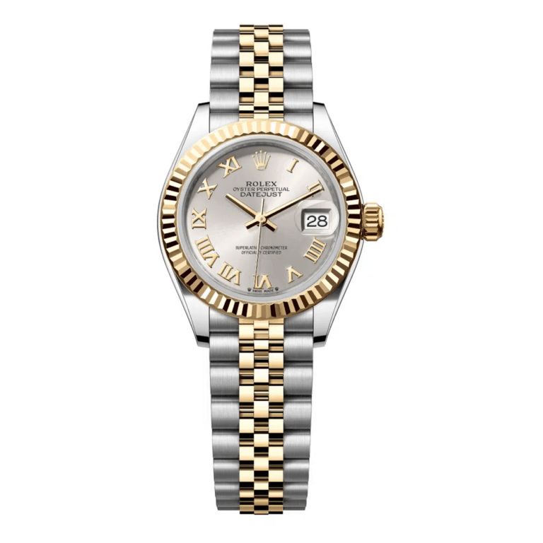 Rolex Lady-Datejust 279173-0005 28mm Silver Roman Dial Jubilee Two Tone Bracelet