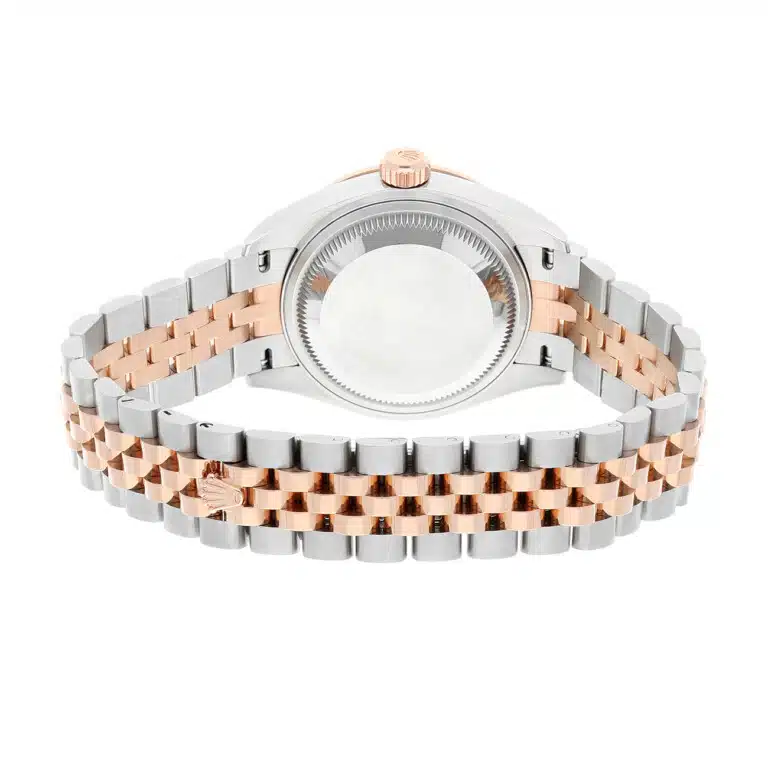 Rolex Lady-Datejust 279381RBR-0013 28 MM Diamond Bezel White Mother of Pearl Dial Jubilee Bracelet Watch - 2024 – image 9