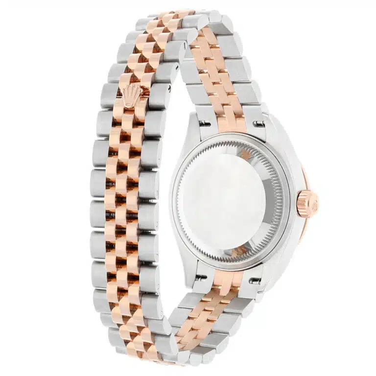 Rolex Lady-Datejust 279381RBR-0013 28 MM Diamond Bezel White Mother of Pearl Dial Jubilee Bracelet Watch - 2024 – image 8