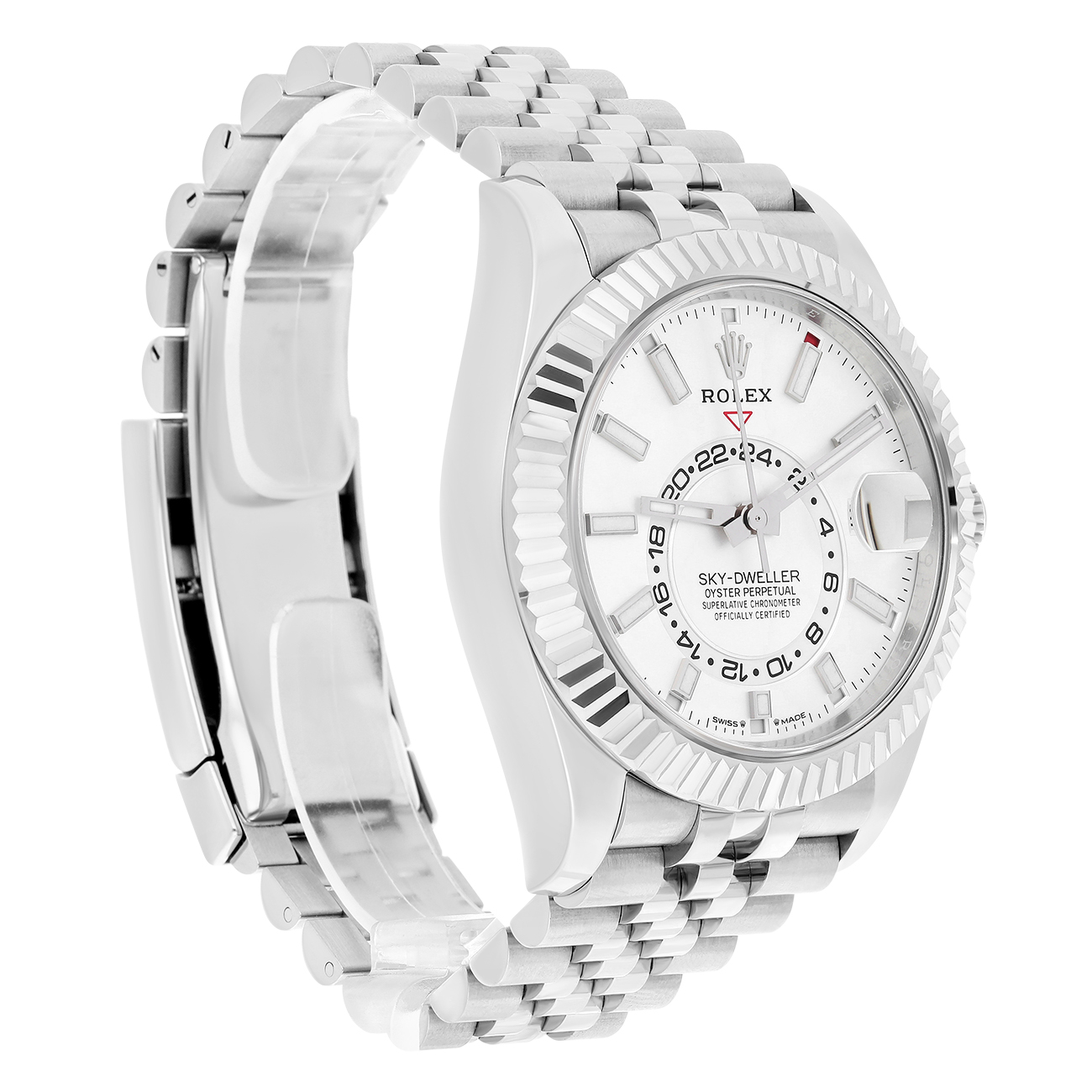 Rolex Sky-Dweller 336934-0004 42mm White Dial Jubilee Stainless Steel - 2024