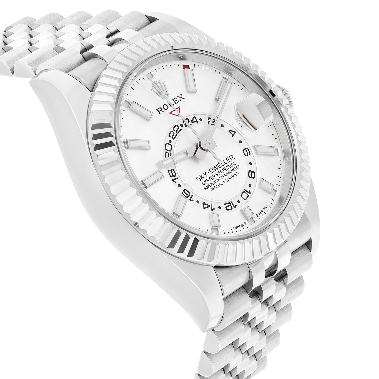 Rolex Sky-Dweller 336934-0004 42mm White Dial Jubilee Stainless Steel - 2024