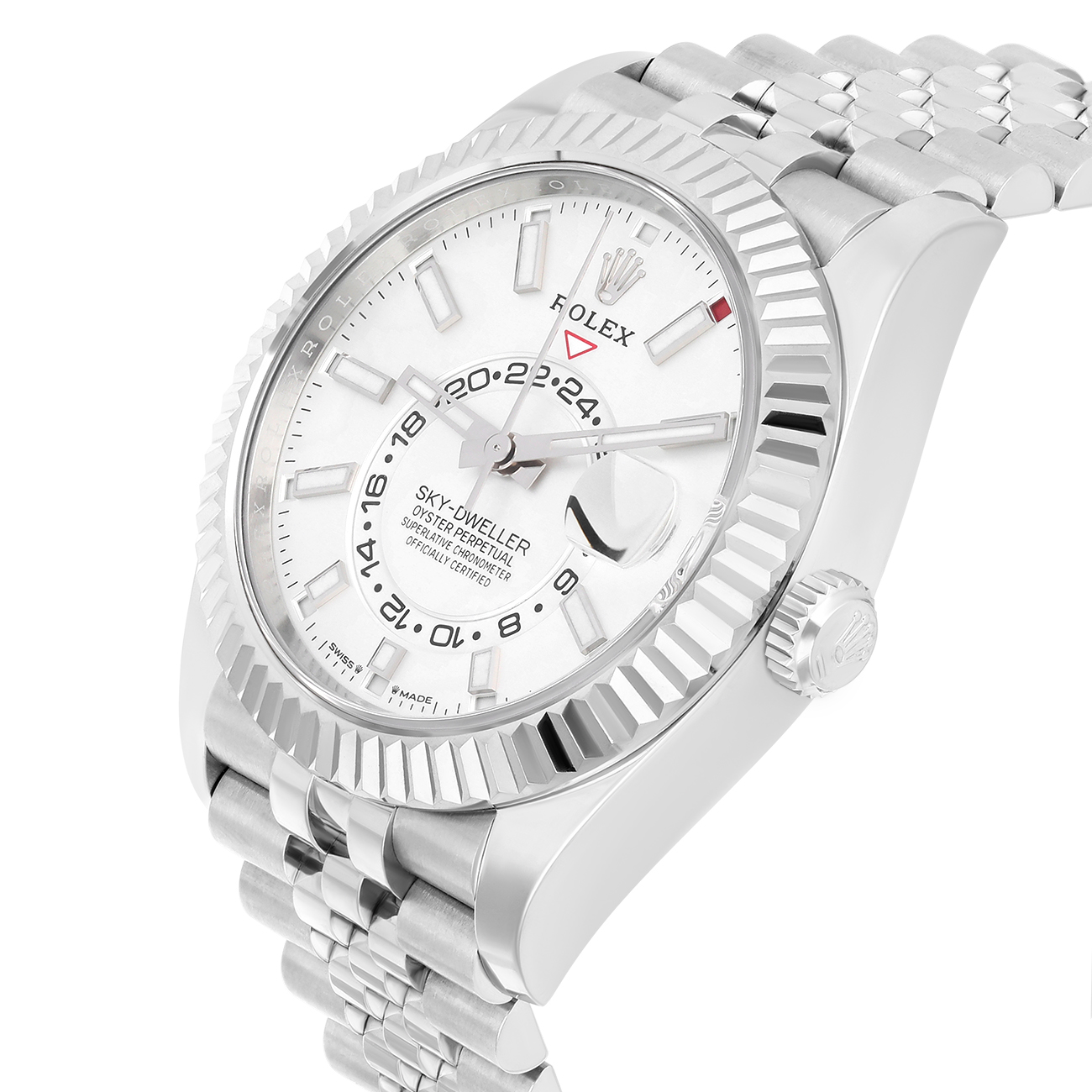Rolex Sky-Dweller 336934-0004 42mm White Dial Jubilee Stainless Steel - 2024