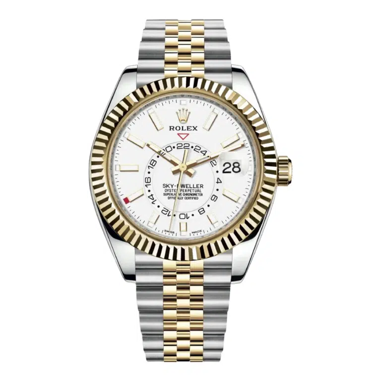 Rolex Sky-Dweller 326933-0010 White Dial Jubilee Stainless Steel Yellow Gold Watch 2022