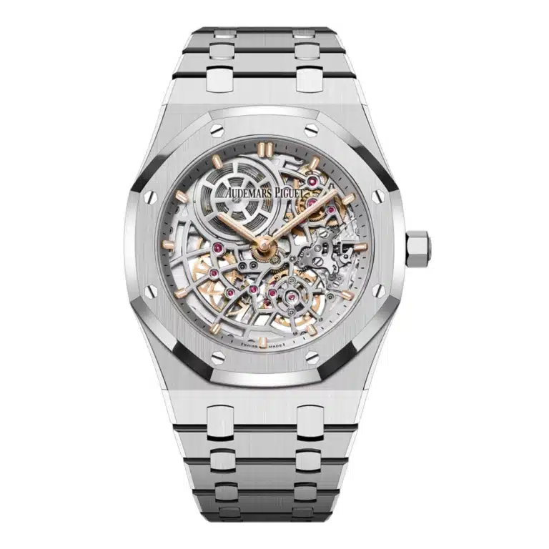 Audemars Piguet Royal Oak 16204ST.OO.1240ST.01 Jumbo Extra-Thin Skeleton “50th Anniversary”