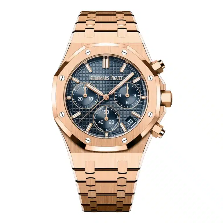 Audemars Piguet Royal Oak 26240OR.OO.1320OR.01 Blue Dial Selfwinding Chronograph “50th Anniversary”