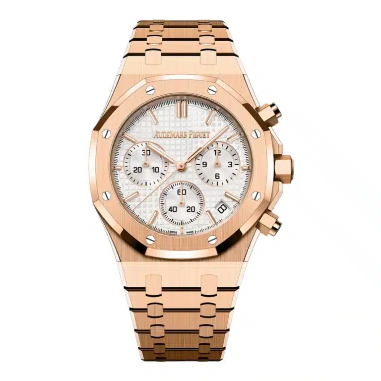 Audemars Piguet Royal Oak 26240OR.OO.1320OR.03 Silver Dial Selfwinding Chronograph “50th Anniversary”
