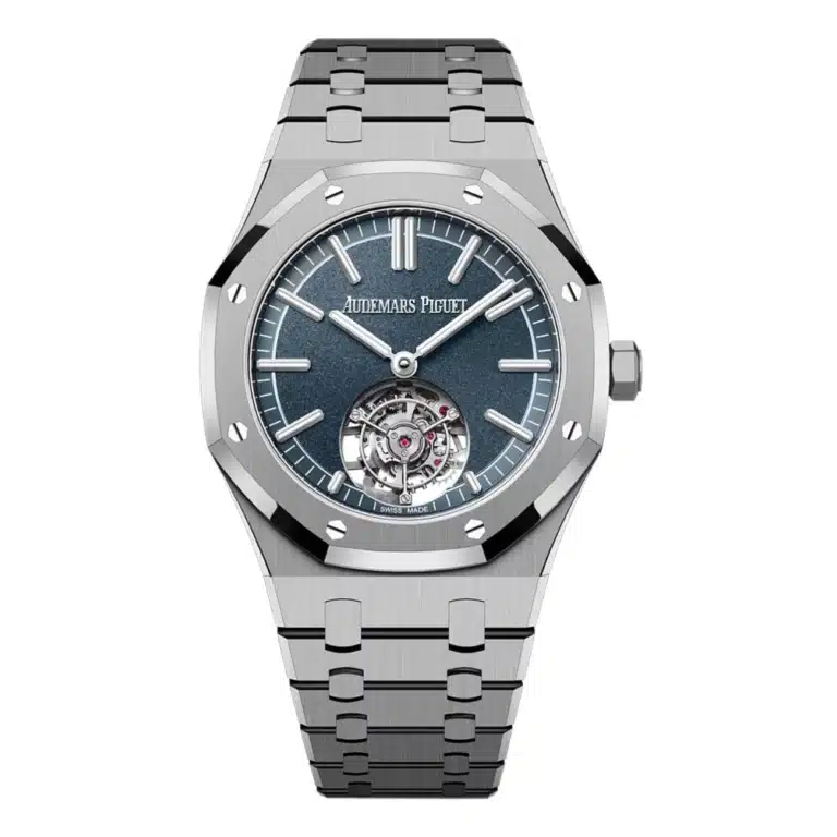 Audemars Piguet Royal Oak 26730TI.OO.1320TI.01 Blue Dial Selfwinding Tourbillon “50th Anniversary”