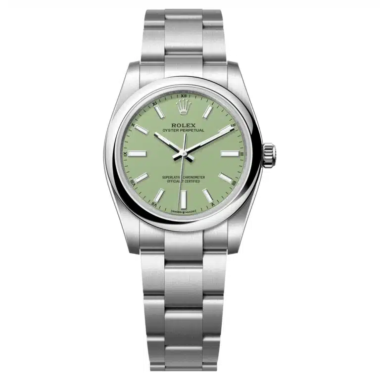 Rolex Oyster Perpetual 124200-0006 pistachio dial, Oyster bracelet